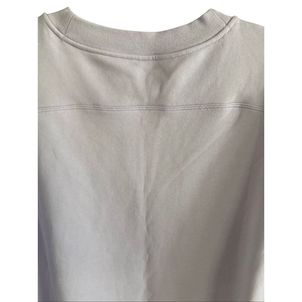 Lululemon Womens Light Gray Perfectly Oversized Crew Graphic Sweatshirt Size XL - Picture 8 of 10